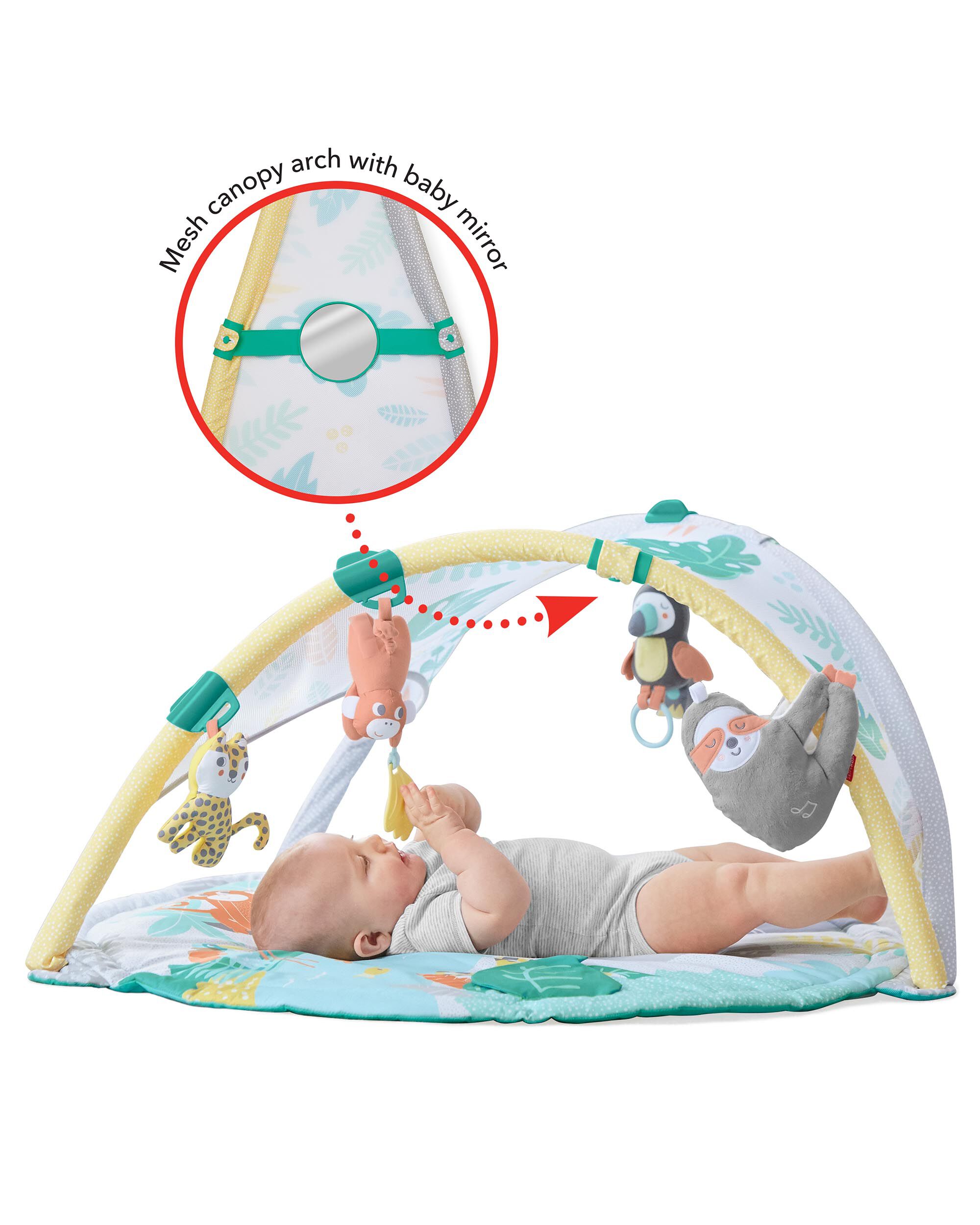 skip hop tropical paradise baby gym
