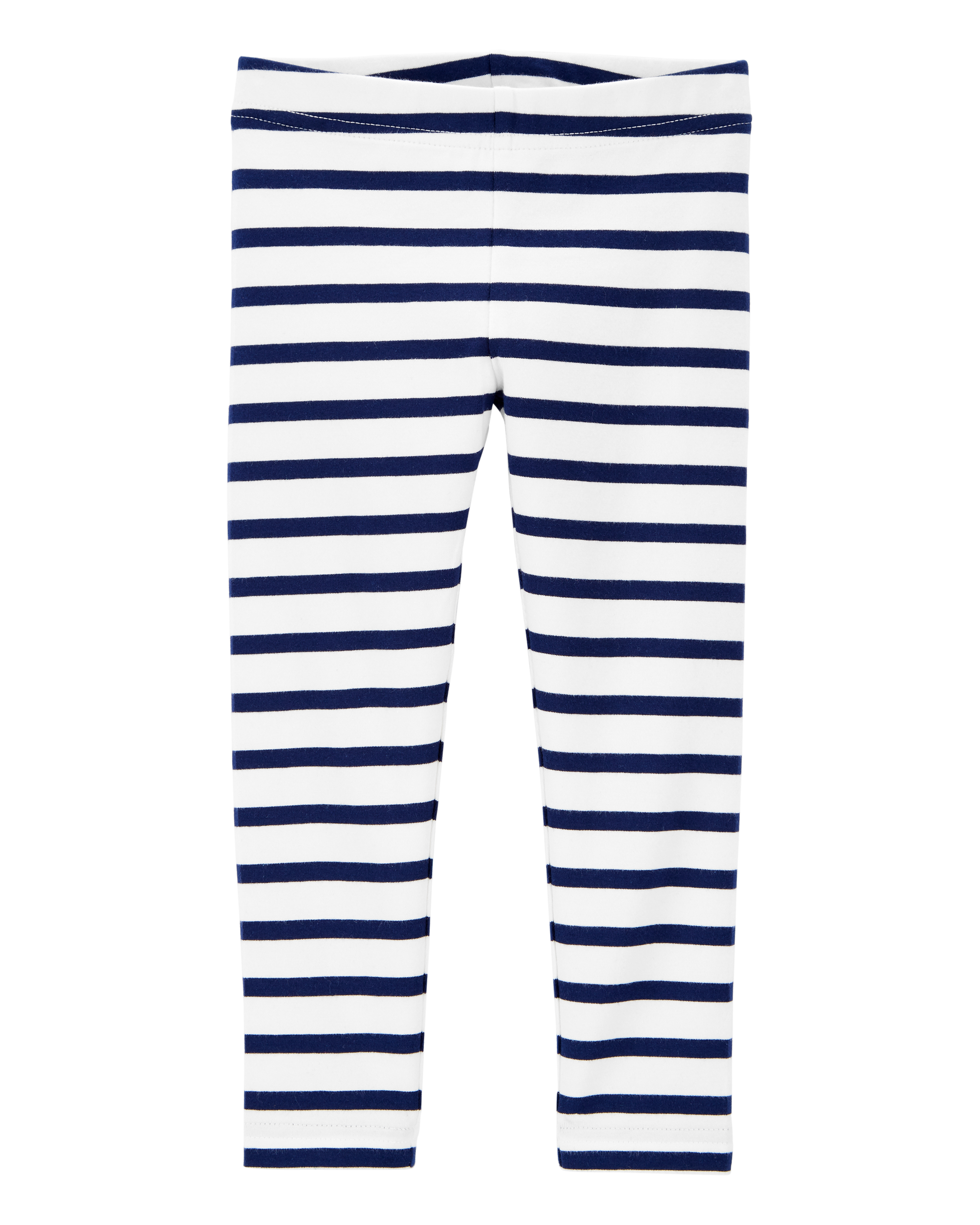 Carter s Toddler Girls Striped Leggings 2T Navy White