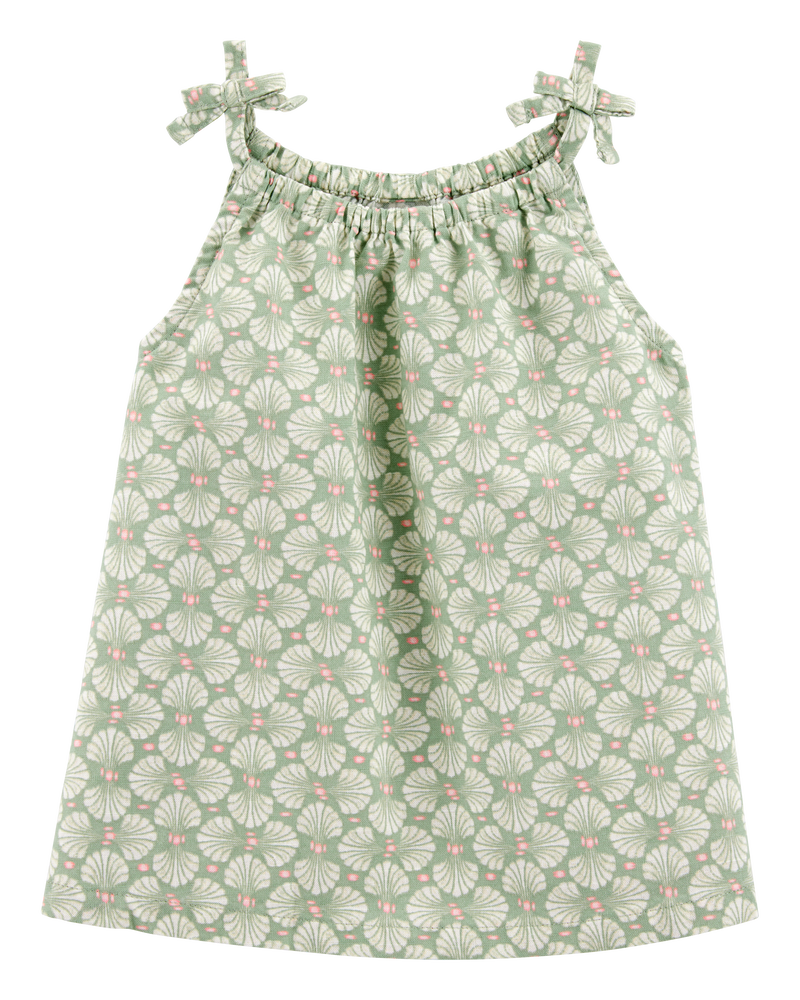 Baby Tropical Print Tank - Green, image 1 of 3 slides