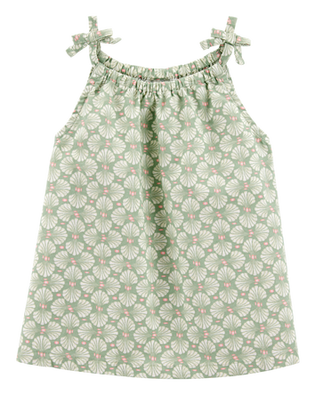 Baby Tropical Print Tank - Green, 