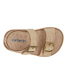 Baby Every Step® First Walker Faux Cork Sandals - Beige, image 4 of 7 slides