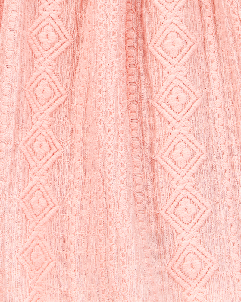 Toddler Crochet Pull-On Skort - Pink, image 5 of 6 slides