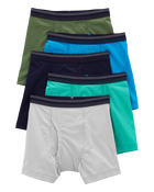 5-Pack Active Mesh Boxer Briefs Underwear, image 1 of 2 slides