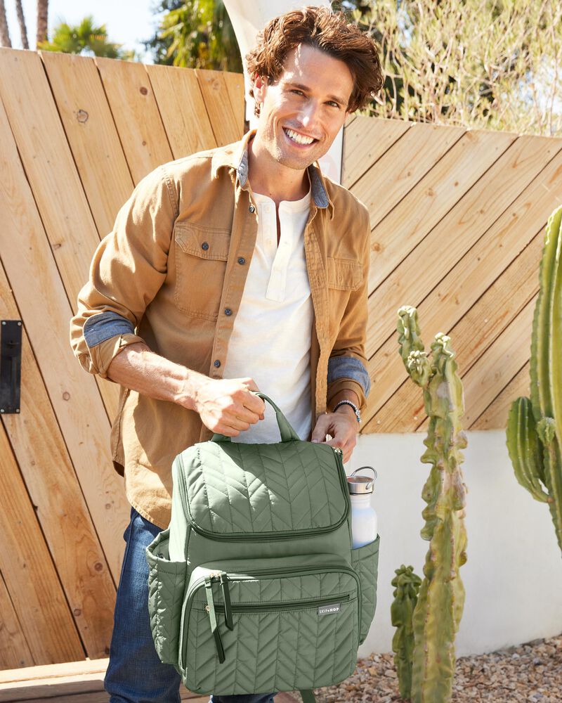 Forma Backpack Diaper Bag - Sage, image 9 of 15 slides