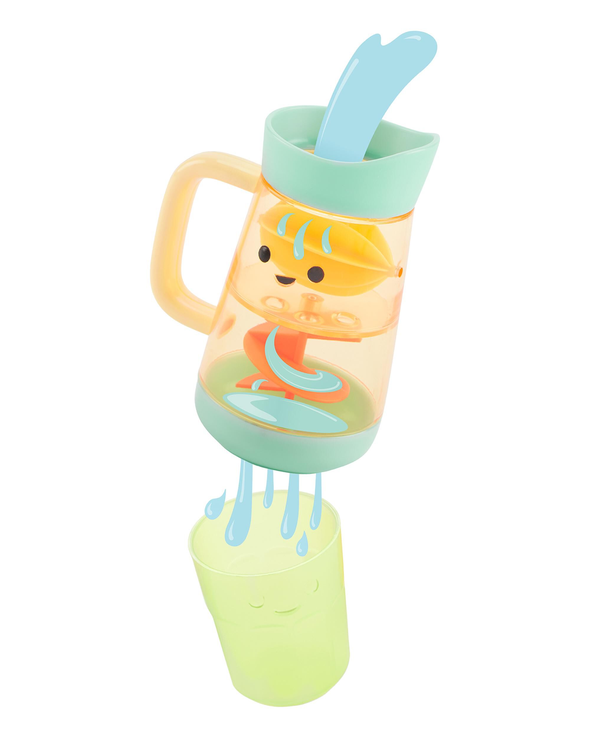 Tub-to-Table Café Swirl & Splash Lemonade Bath Toy Set, image 3 of 6 slides
