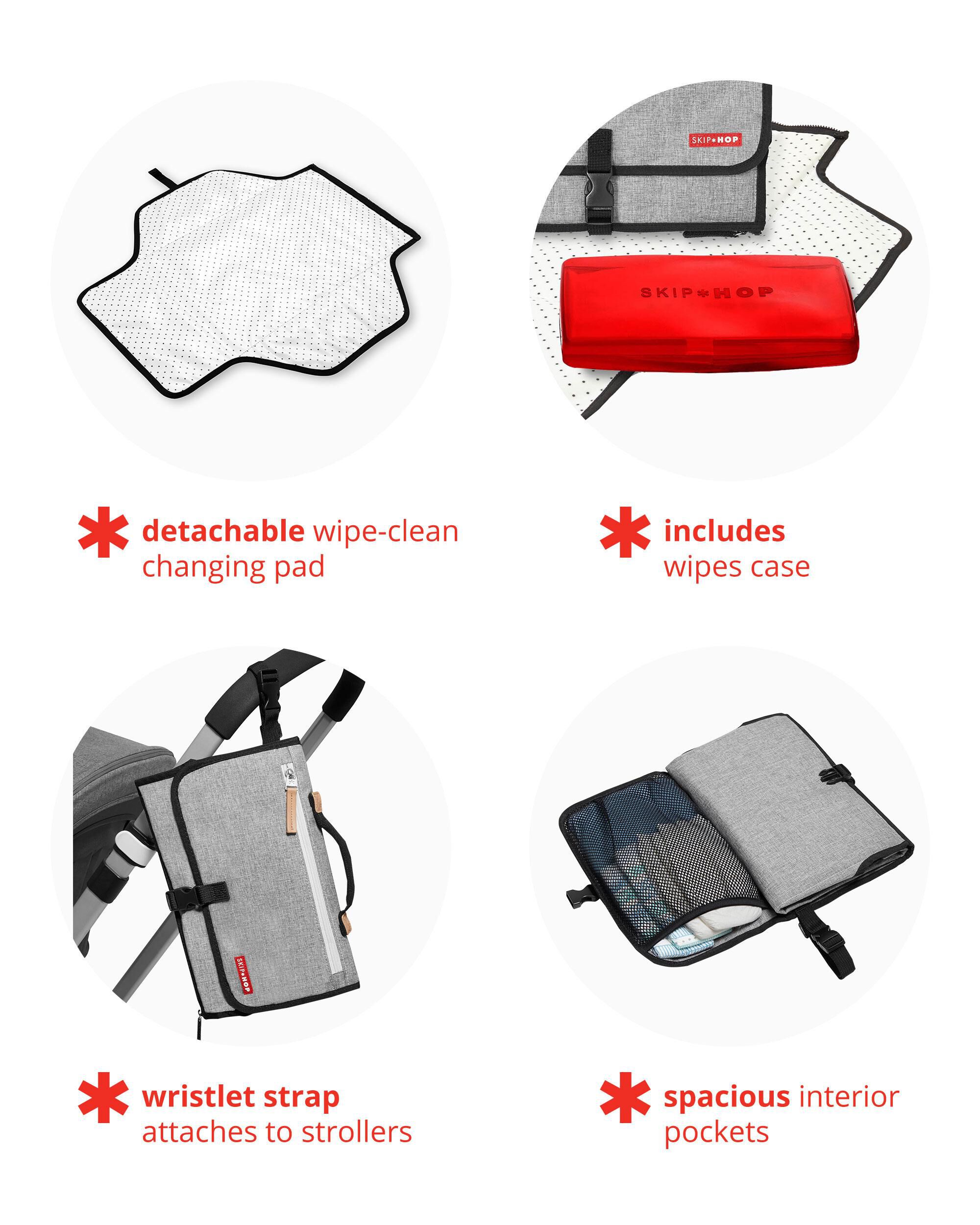 GreyMelange Pronto Signature Changing Station skiphop