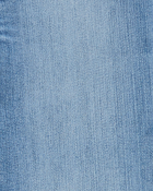 Toddler Light Wash Elastic-Waist Jeggings, image 3 of 5 slides