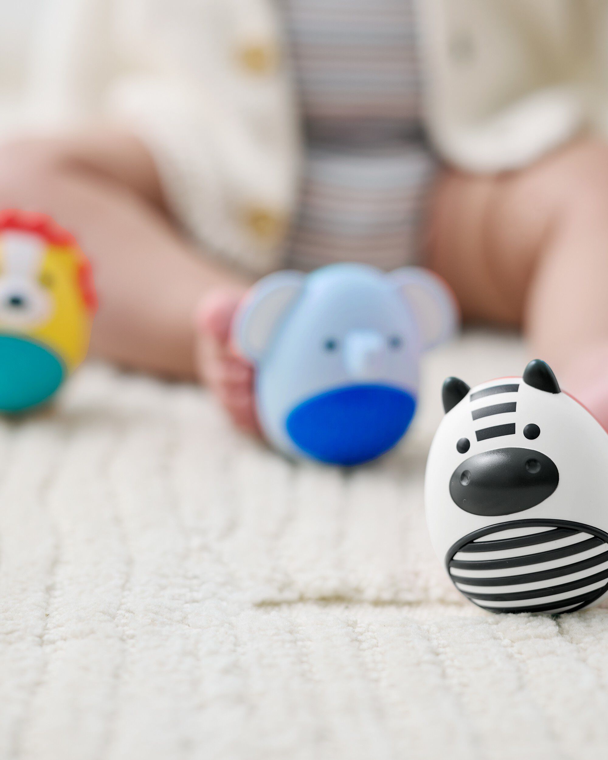 Baby Jungle Beats Baby Egg Shaker Set of 3, image 5 of 5 slides