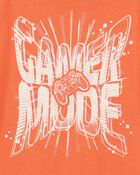 Kid Gamer Mode Short-Sleeve Graphic Tee - Orange, image 2 of 3 slides