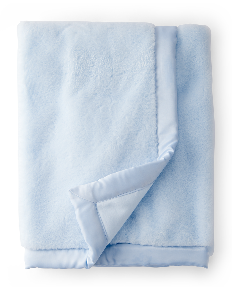 Baby Plush Blanket - Blue, image 1 of 1 slides