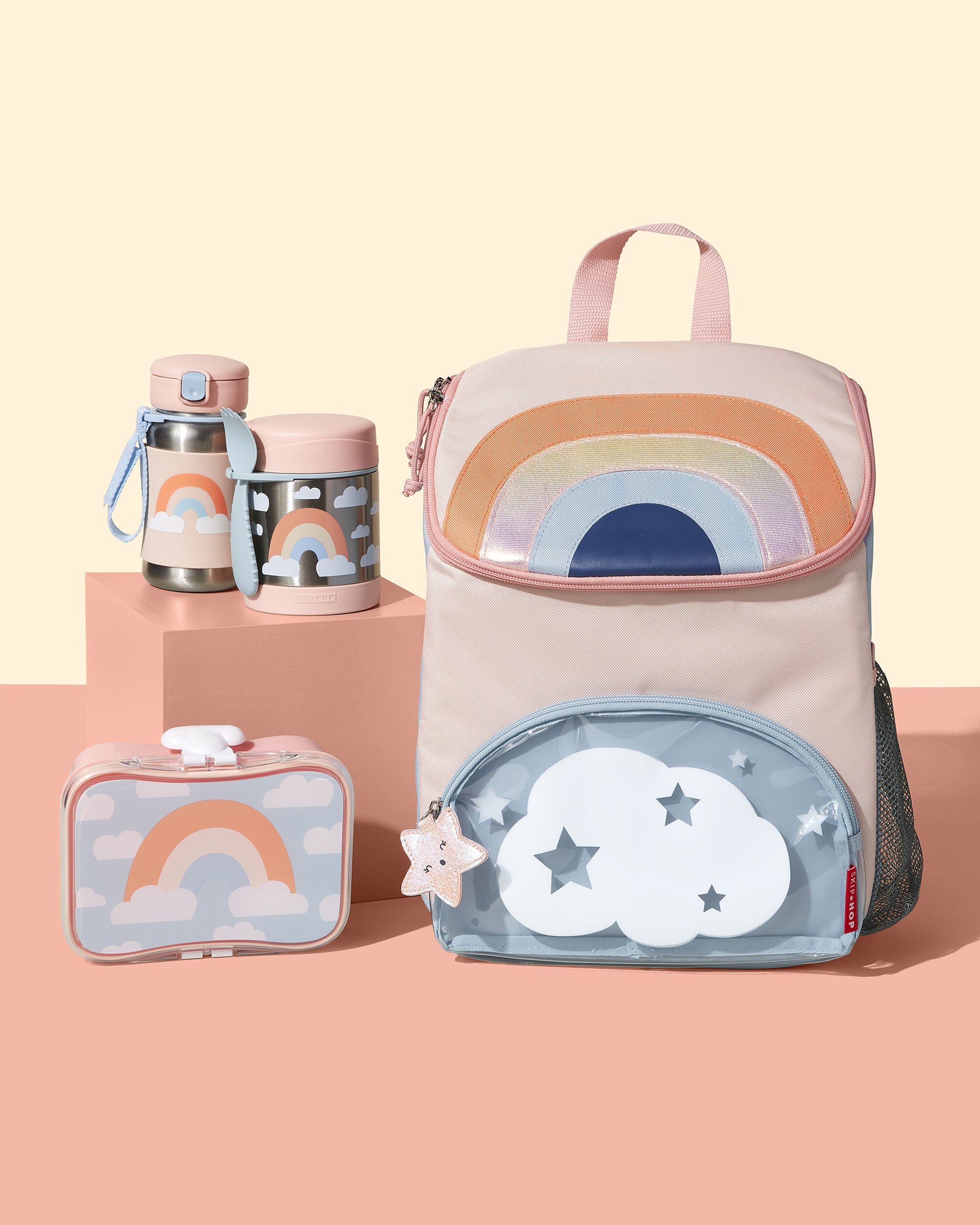 Spark Style Big Kid Backpack - Rainbow, image 3 of 6 slides