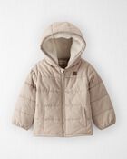 Toddler Recycled Puffer Jacket in Tan, image 1 of 5 slides