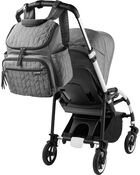 Forma Backpack Diaper Bag - Grey, image 7 of 10 slides