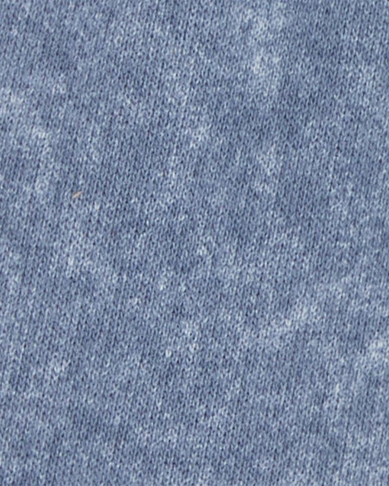 Kid Drawstring Lounge Short - Blue, image 3 of 4 slides