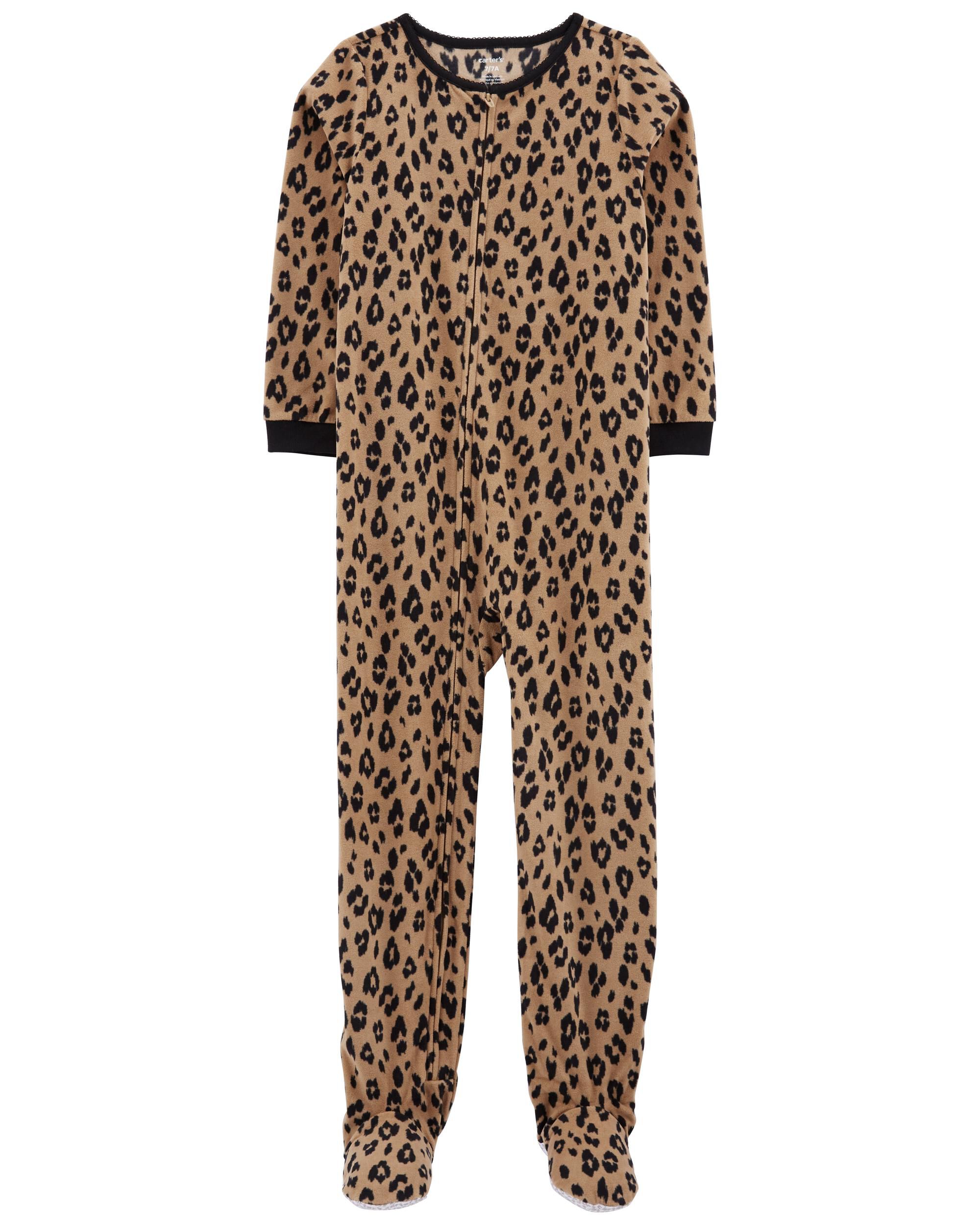 Kids leopard hotsell pjs