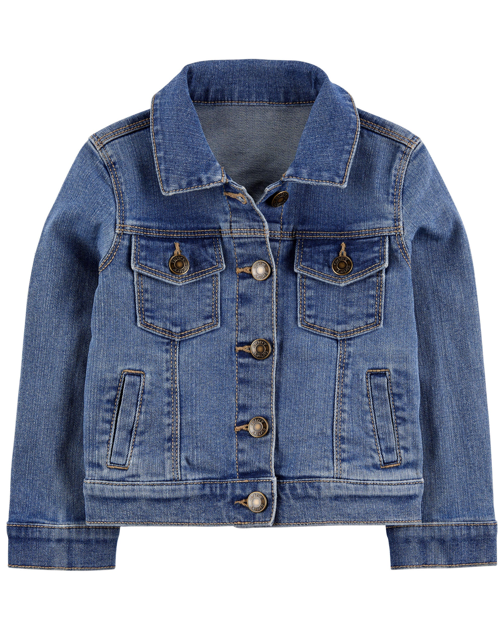 Baby jean 2024 jacket with name