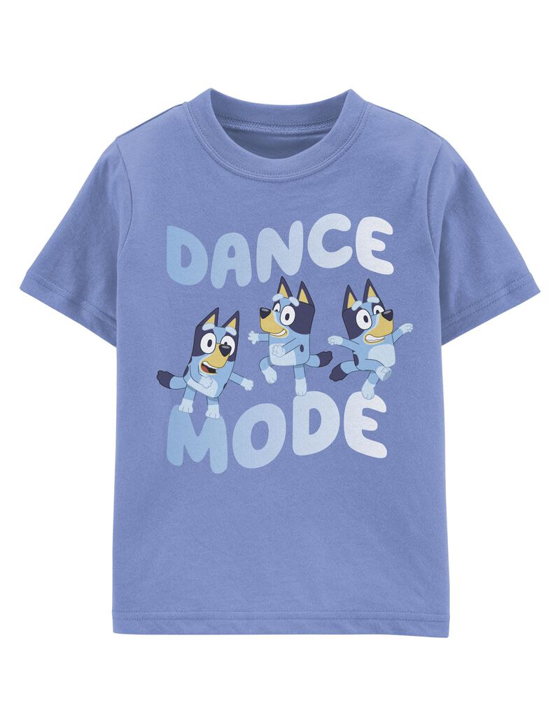 Blue Toddler Bluey Dance Mode Tee