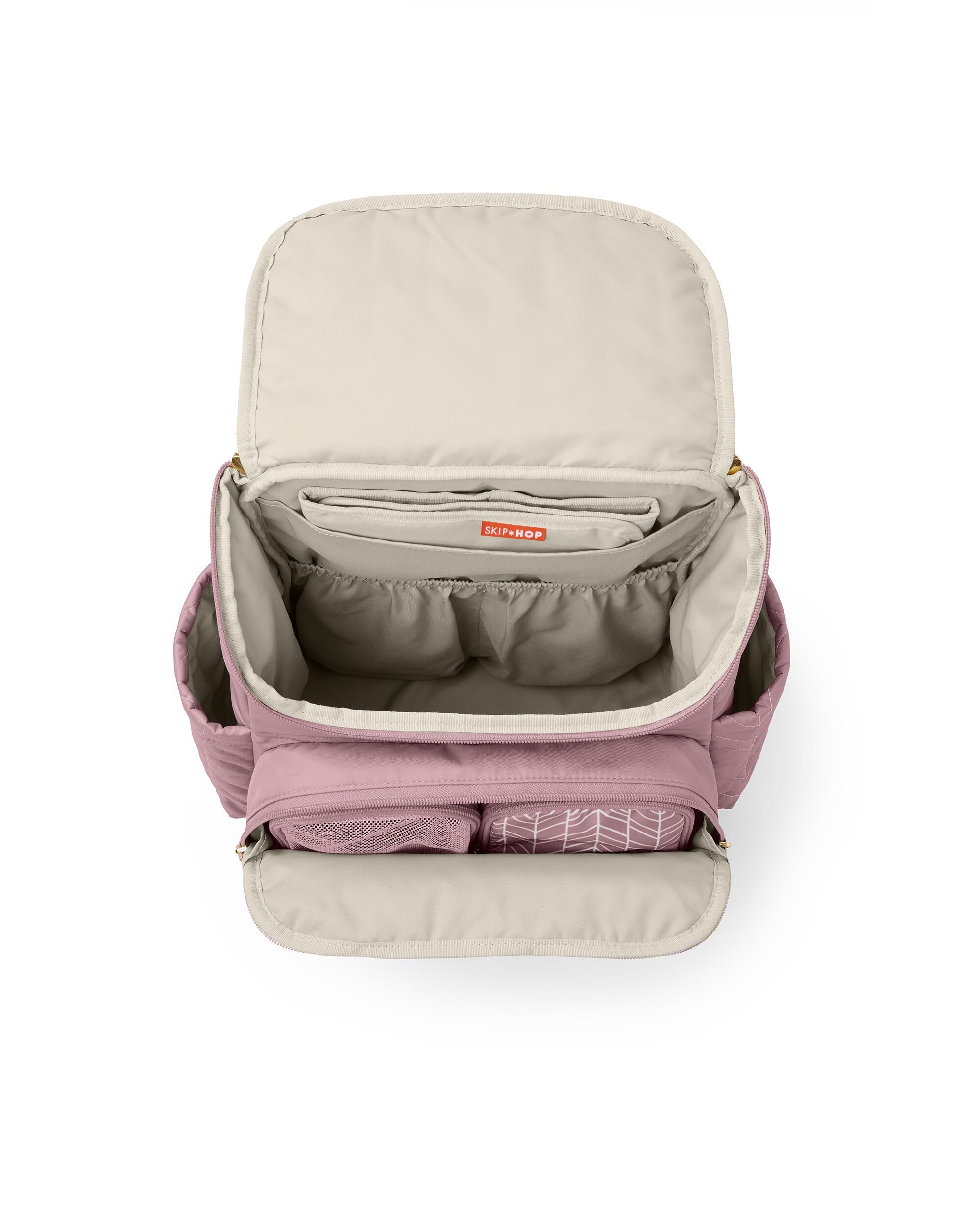 Mauve diaper bag shop