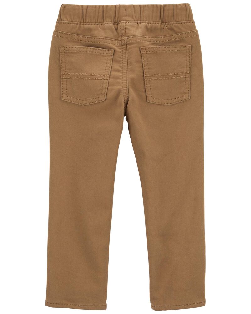 Baby Pull-On Khaki Pants, image 2 of 3 slides