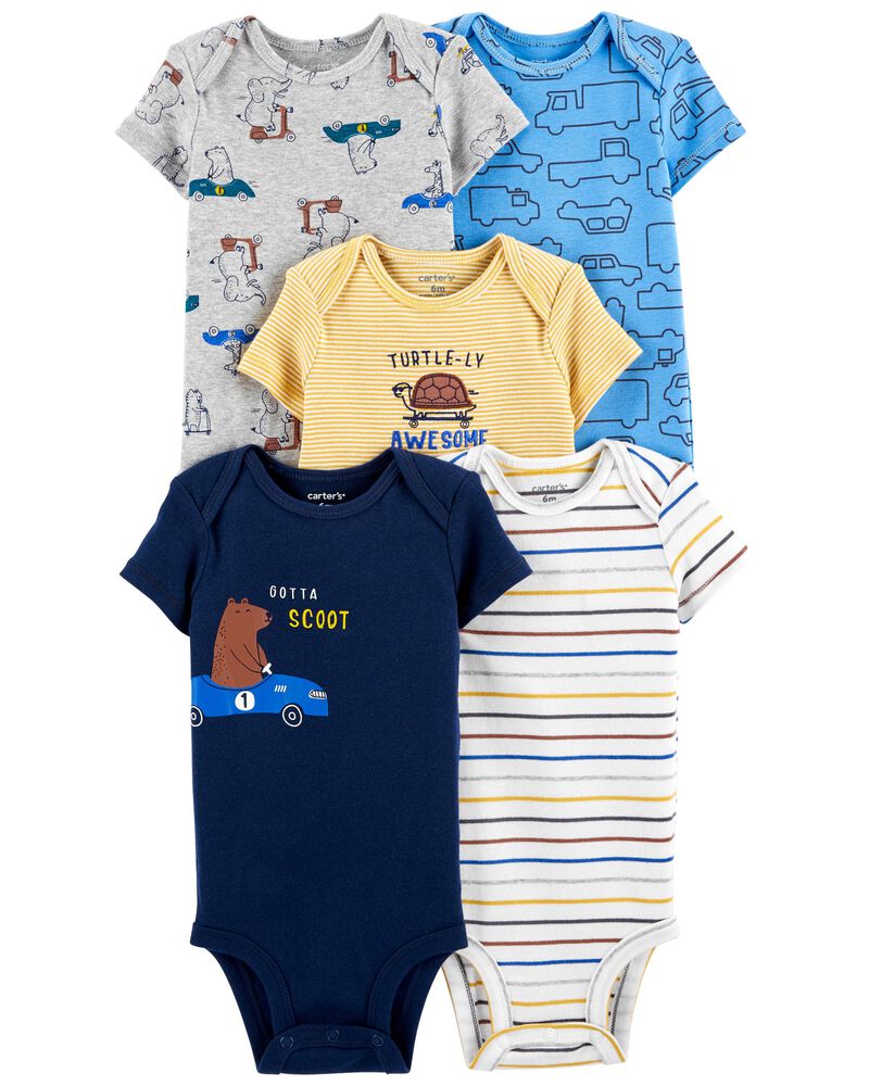 5-Pack Original Bodysuits, image 1 of 7 slides