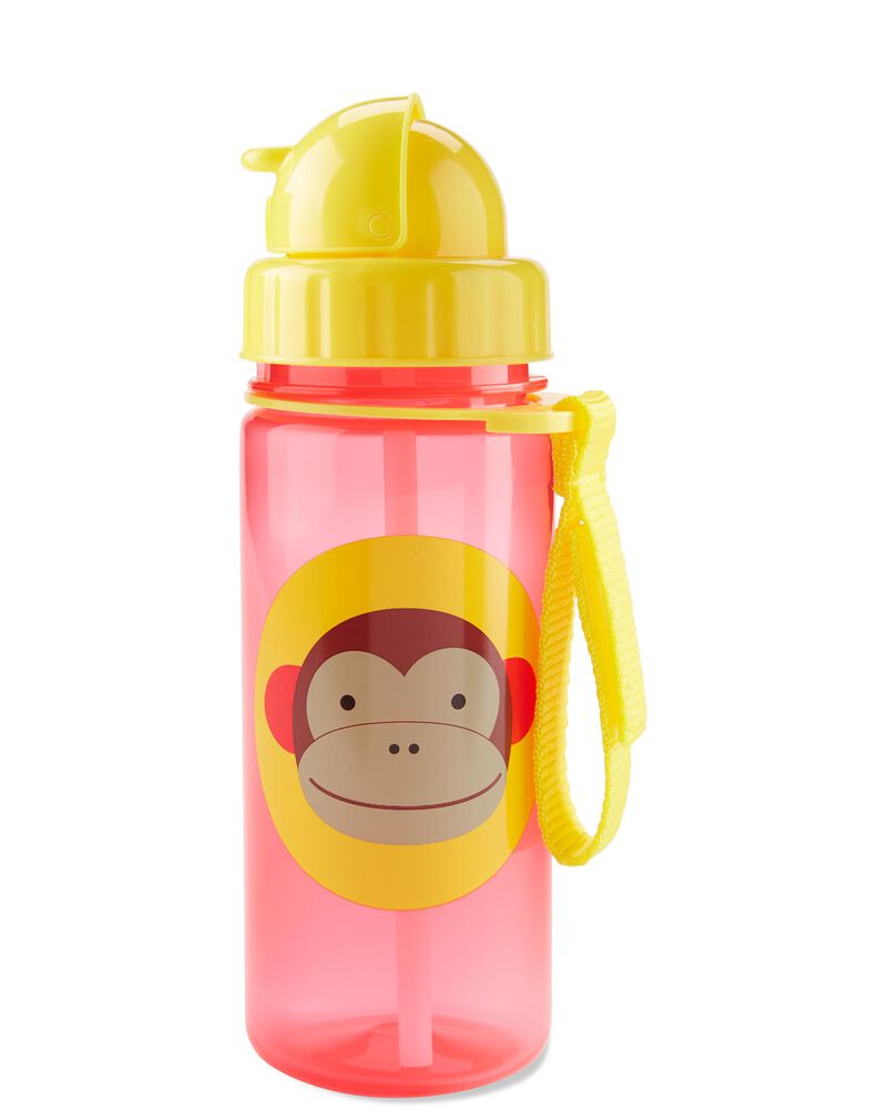 Zoo Straw Bottle - 13 oz - Monkey, image 2 of 2 slides