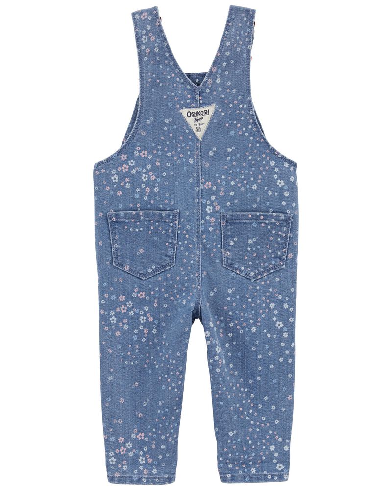 Daisy Print Classic Overalls, image 2 of 4 slides