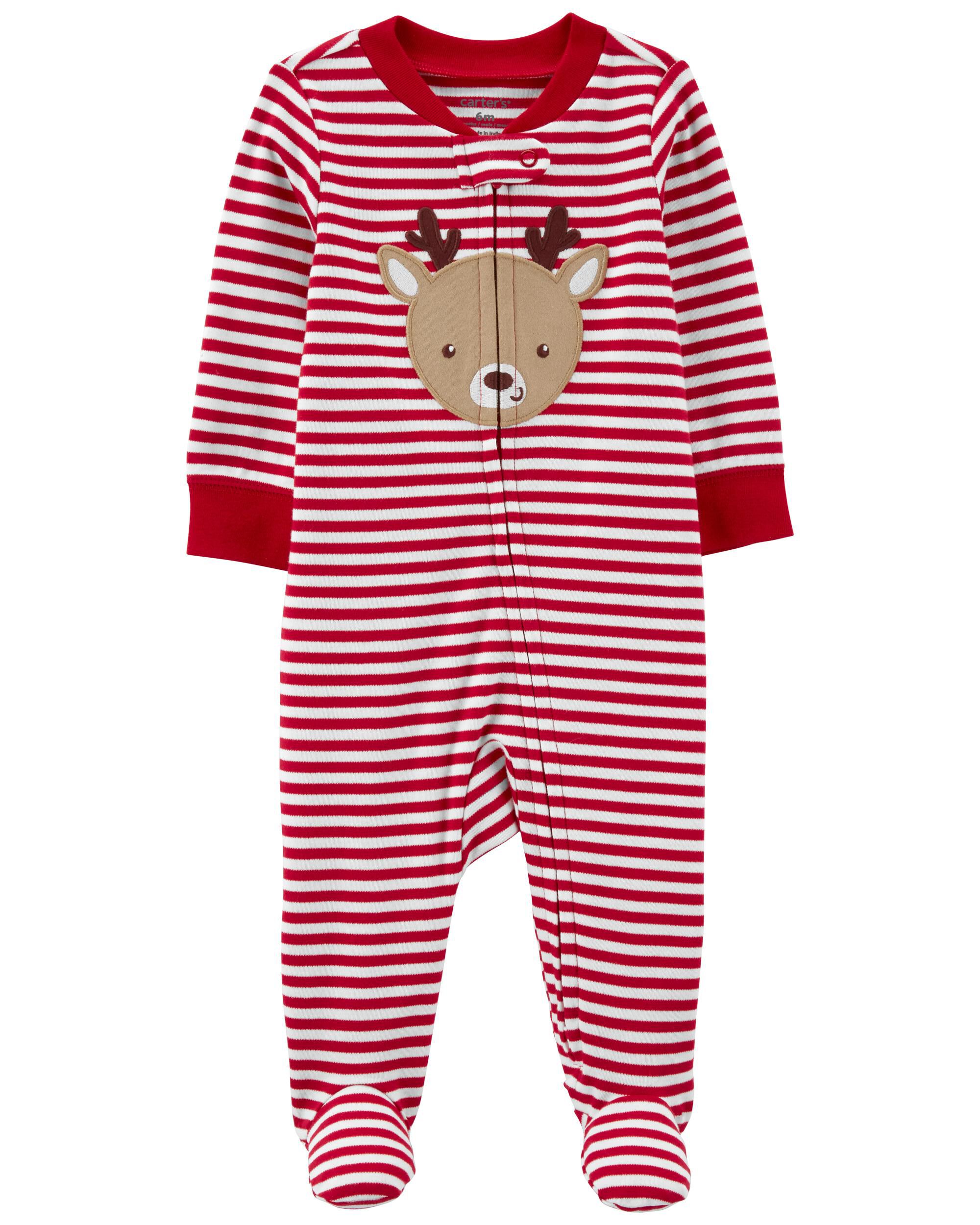 Infant reindeer pajamas 2025