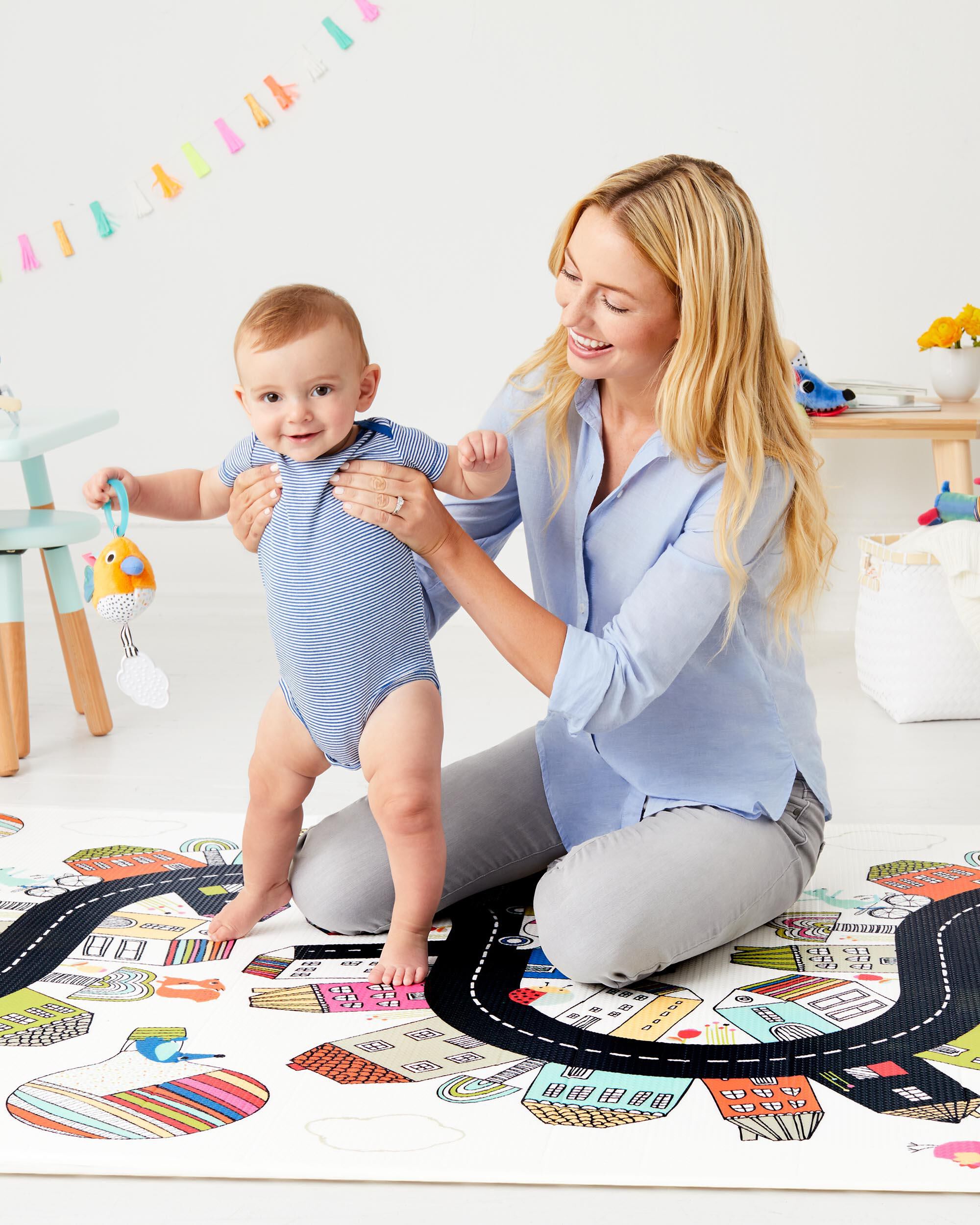 Doubleplay Reversible Playmat - Vibrant Village, image 8 of 9 slides