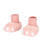 Baby Dinosaur Soft Slipper Shoes - Pink, image 1 of 3 slides