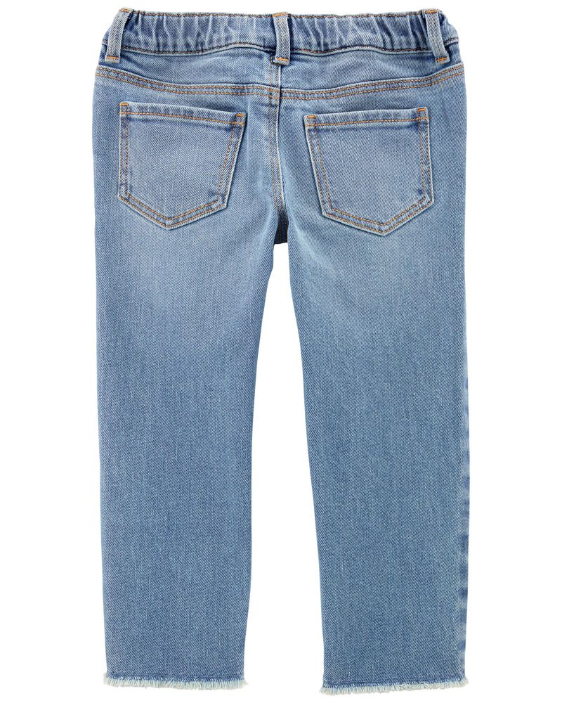 Baby Flower Patch Denim Jeans, image 2 of 4 slides