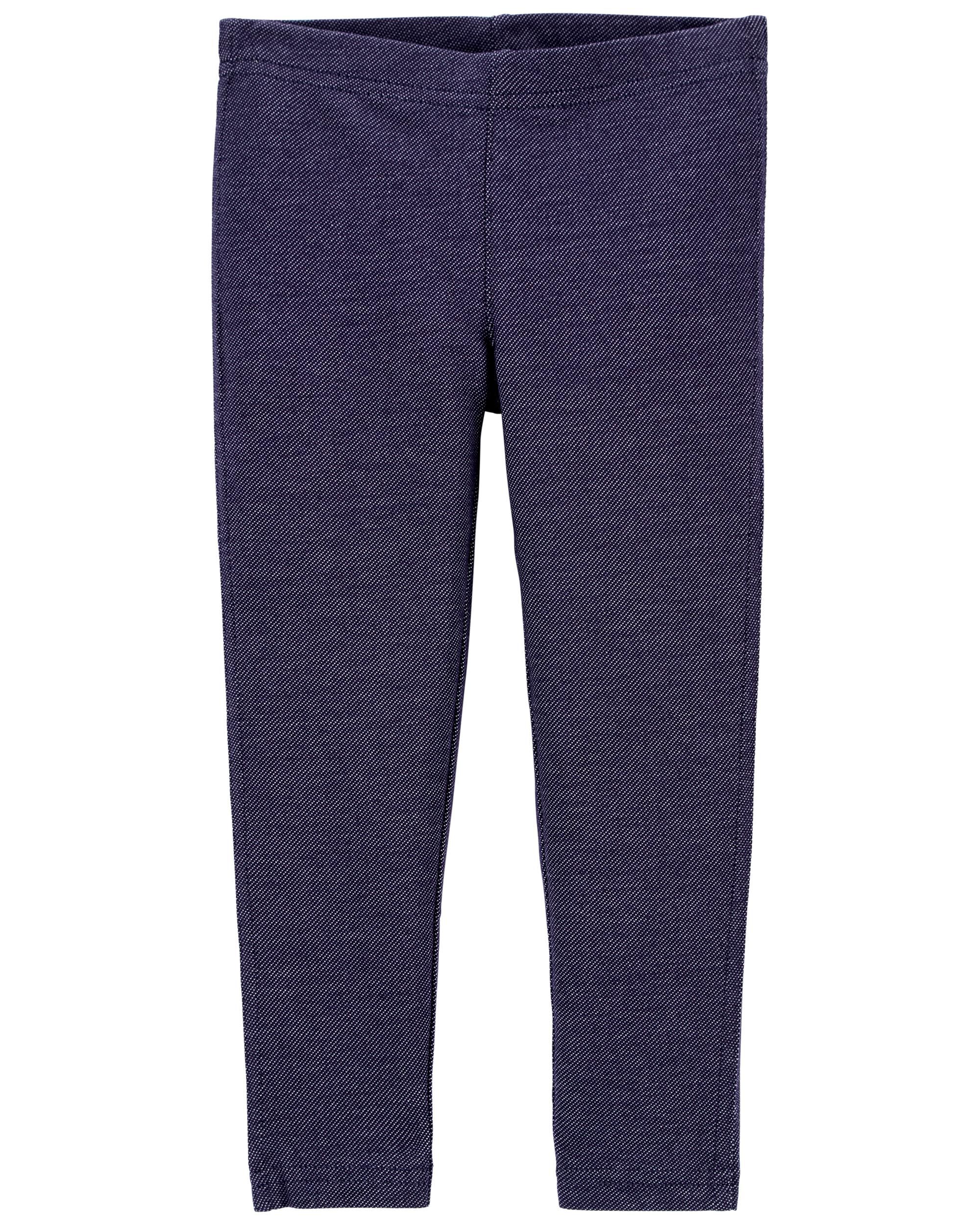 Knit best sale denim leggings