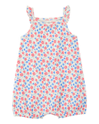 Baby Floral Cotton Romper, image 1 of 3 slides