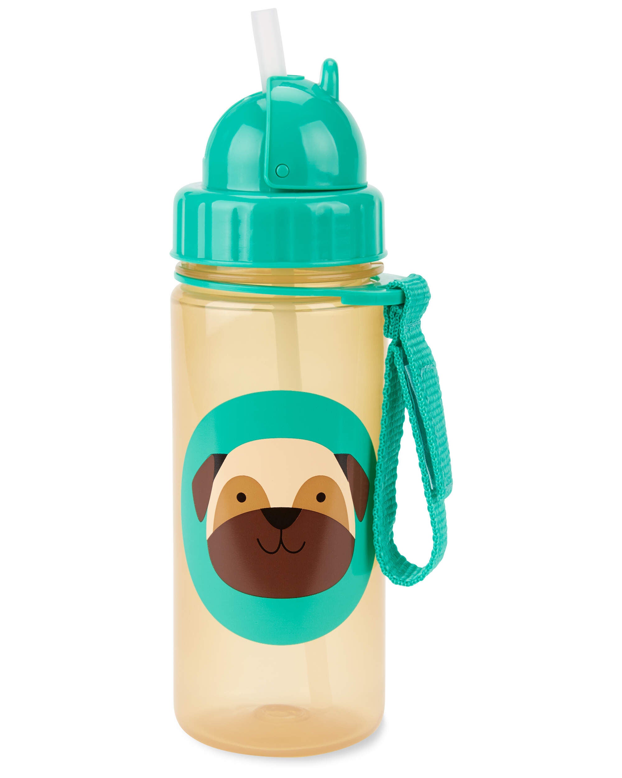 Pug ZOO Straw Bottle 13 oz Pug skiphop
