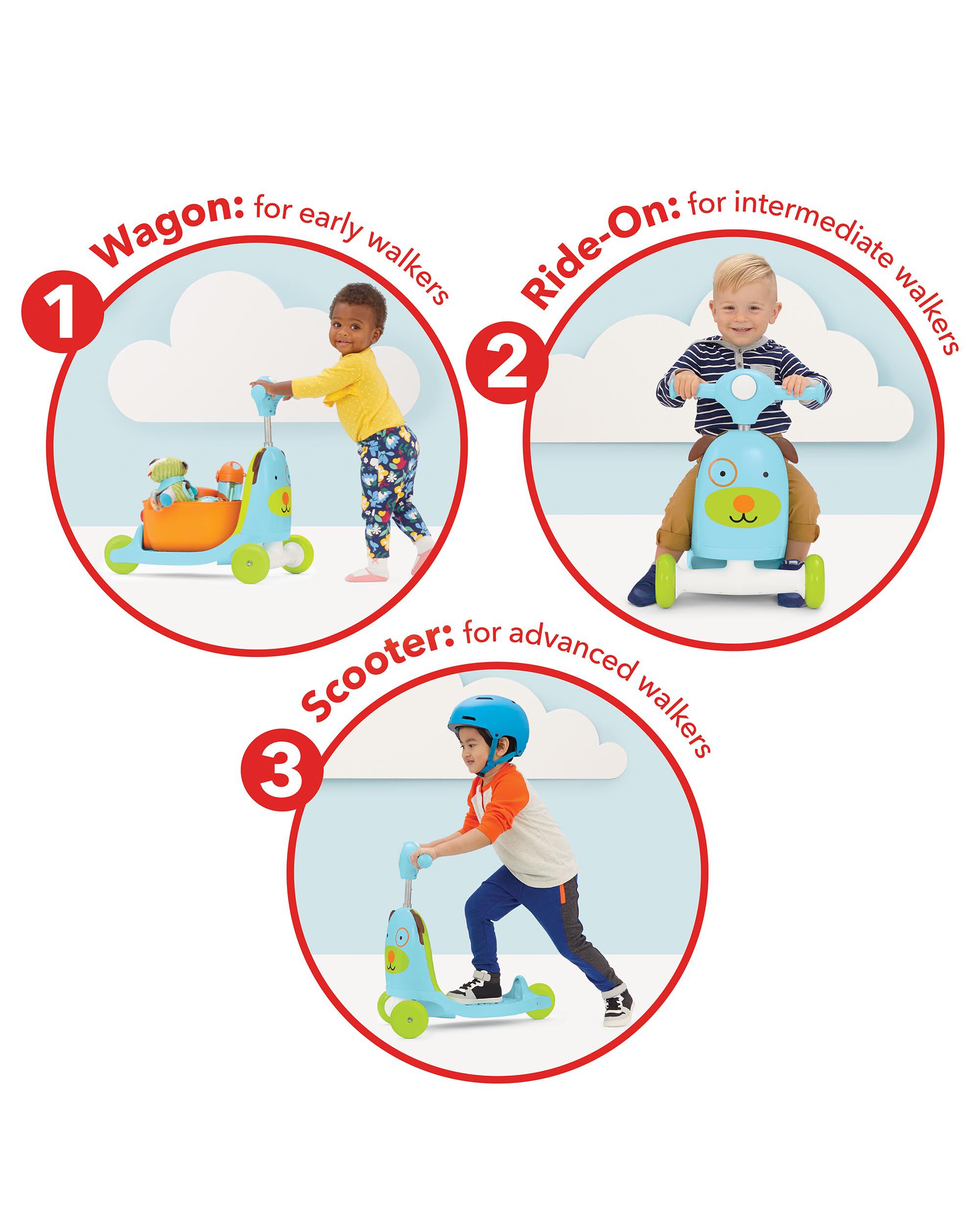 Skip hop carrito montable online juguete 3 en 1