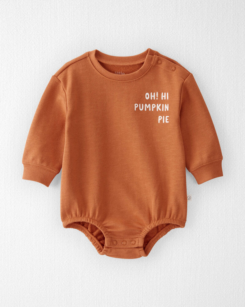 Baby Organic Cotton Pumpkin Pie Bubble, image 1 of 5 slides