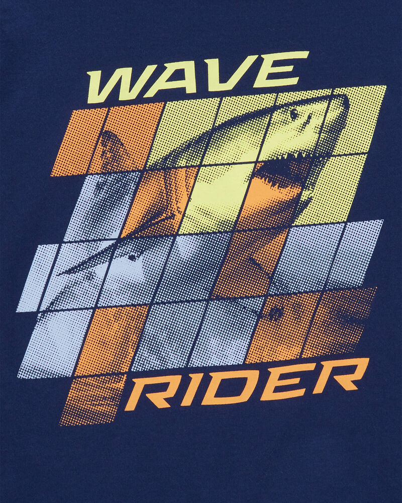 Kid Wave Rider Shark Graphic Tee, image 2 of 3 slides