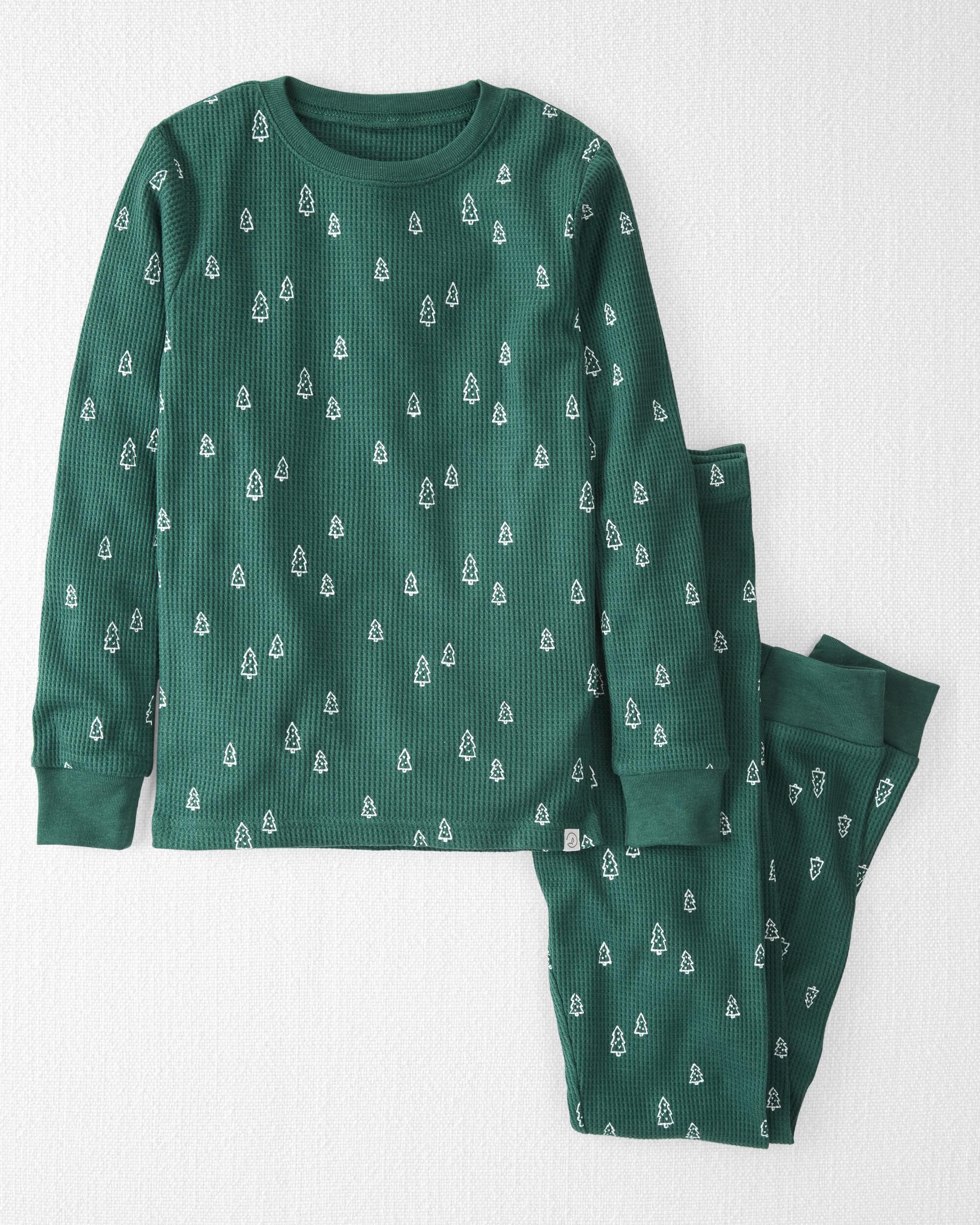 Cotton waffle hotsell knit pajamas