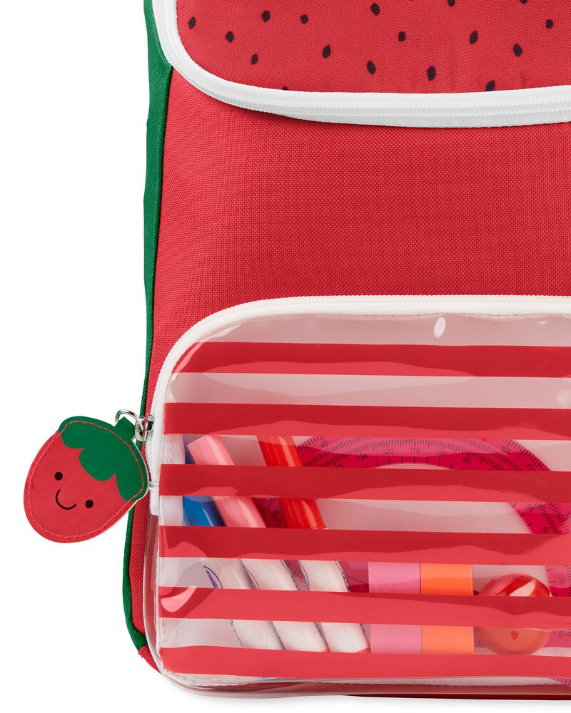 Spark Style Big Kid Backpack - Strawberry, image 5 of 14 slides