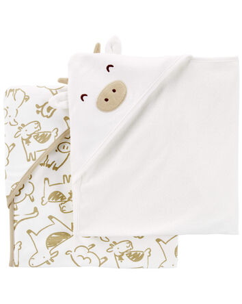 Baby 2-Pack Hooded Baby Towels, 