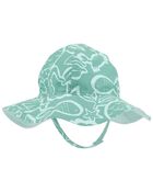 Baby Ocean Print Reversible Swim Hat, image 1 of 4 slides