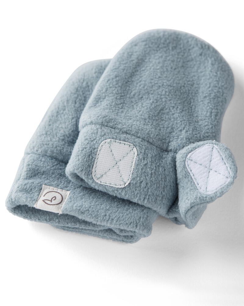 Baby 
2-Pack Recycled Fleece Hat and Mittens Set
, image 2 of 2 slides