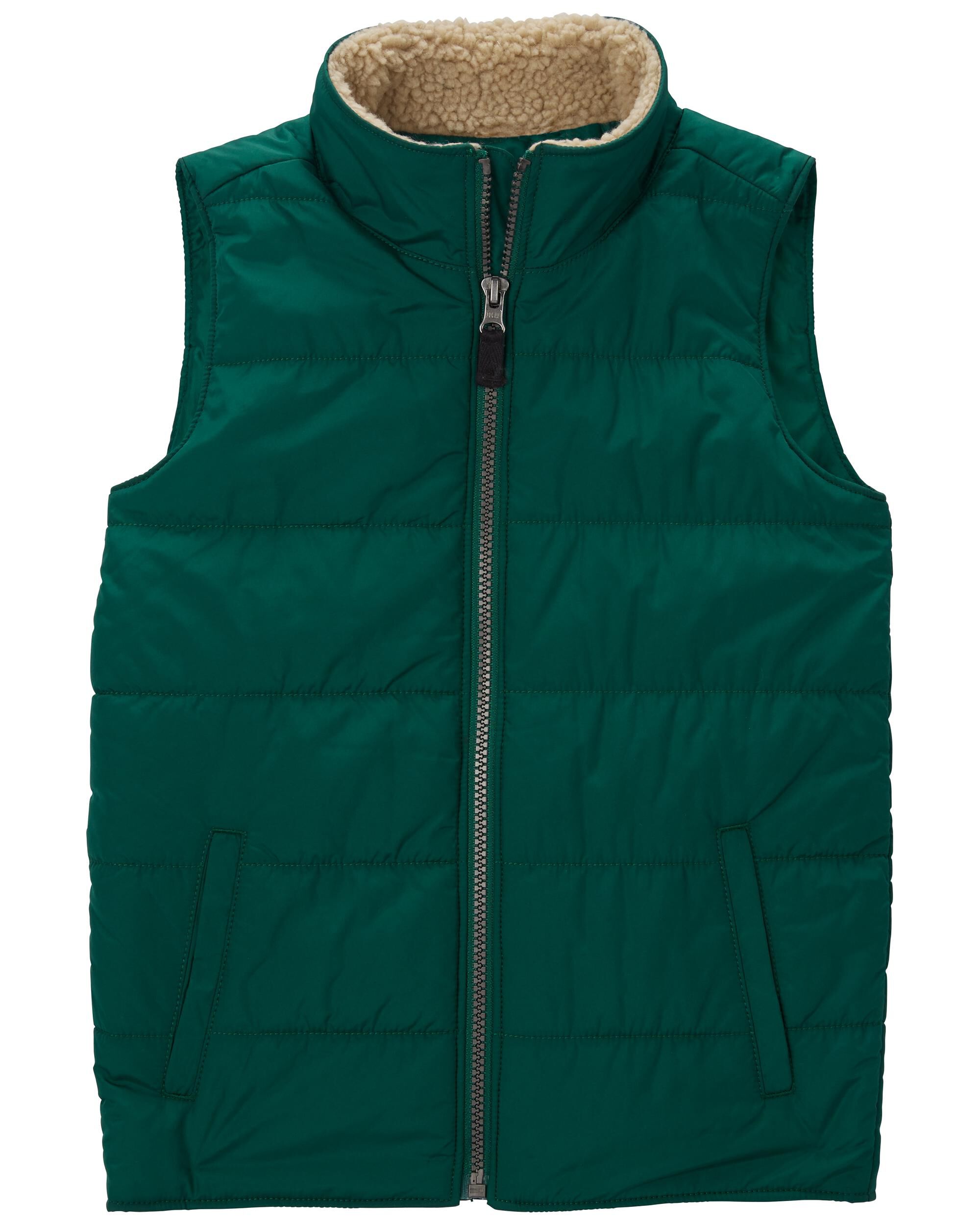 Kid Zip Up Puffer Vest