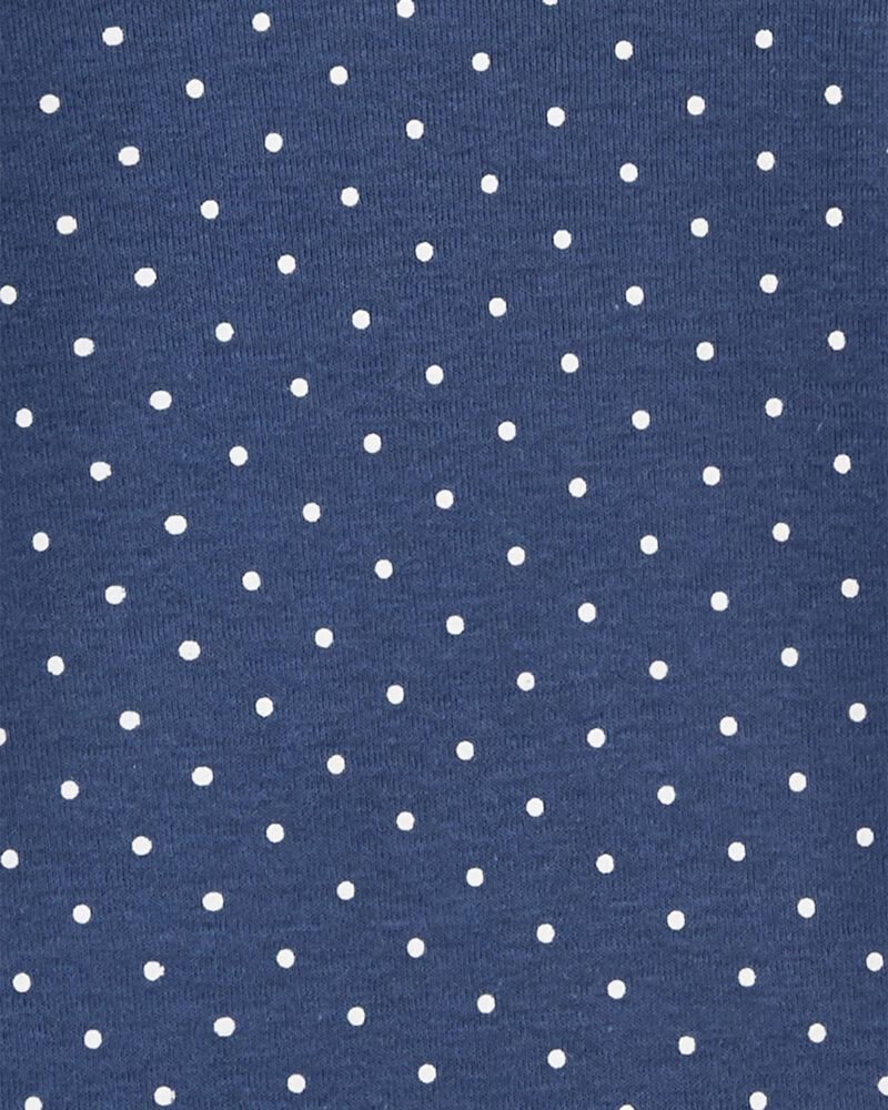 Baby 4-Pack Long-Sleeve Floral & Polka Dot Bodysuits, image 5 of 7 slides