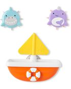 ZOO® Tip & Spin Boat Baby Bath Toy, image 1 of 5 slides