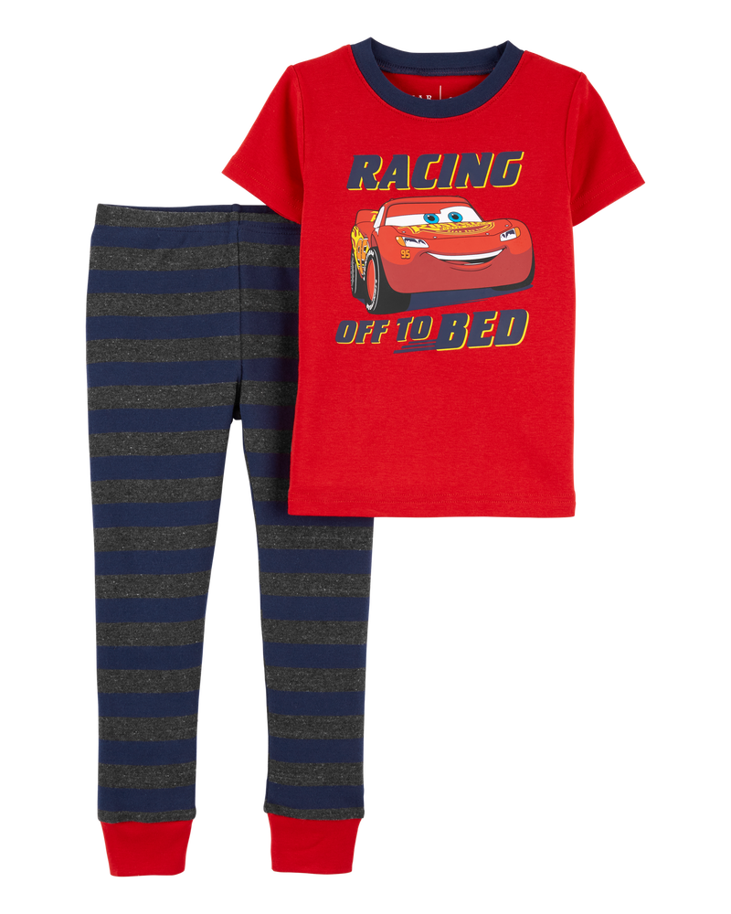 Toddler 2-Piece Cars 100% Snug Fit Cotton Pajamas, image 1 of 3 slides