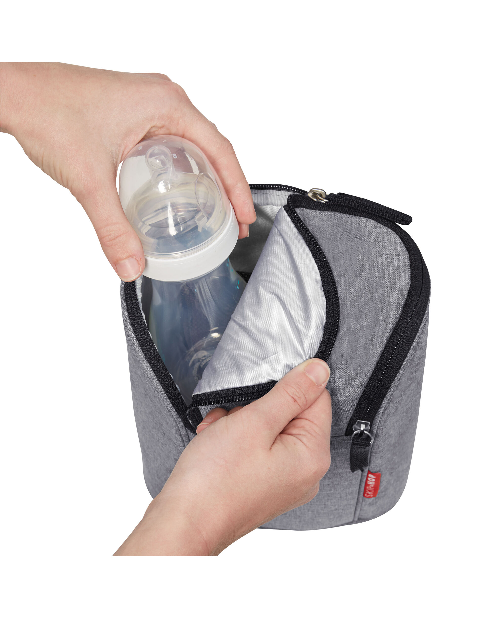 skip hop grab & go double bottle bag