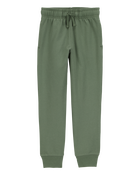 Kid Pull-On Drawstring Joggers - Green, image 1 of 4 slides
