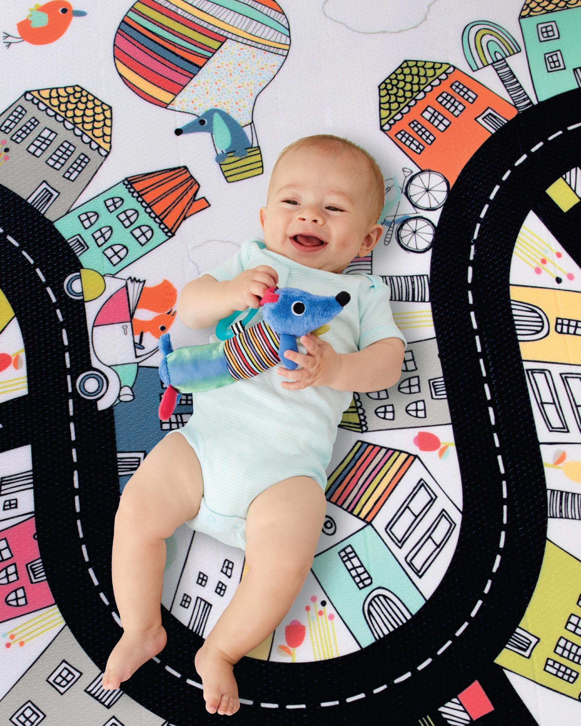 Doubleplay Reversible Playmat - Vibrant Village, image 5 of 9 slides