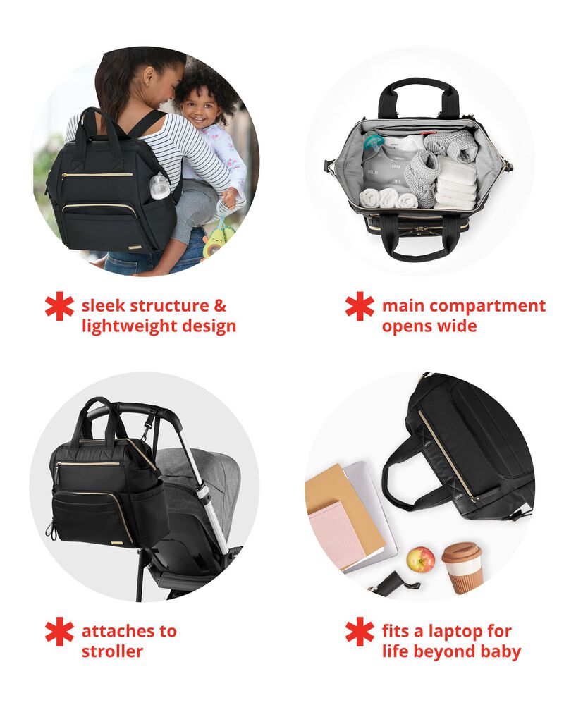 Mainframe Wide Open Backpack Diaper Bag, image 3 of 13 slides