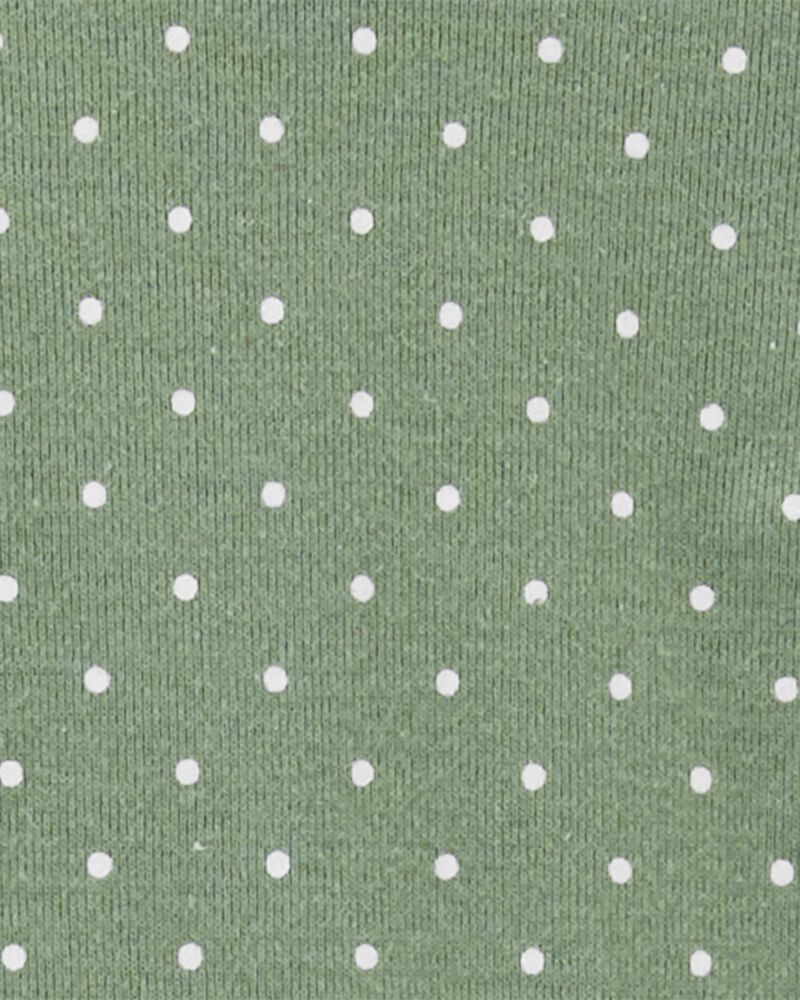 Baby 4-Pack Long-Sleeve Floral & Polka Dot Bodysuits, image 3 of 7 slides